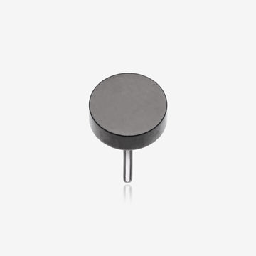 Implant Grade Titanium OneFit Threadless Blackline Flat Round Top Part